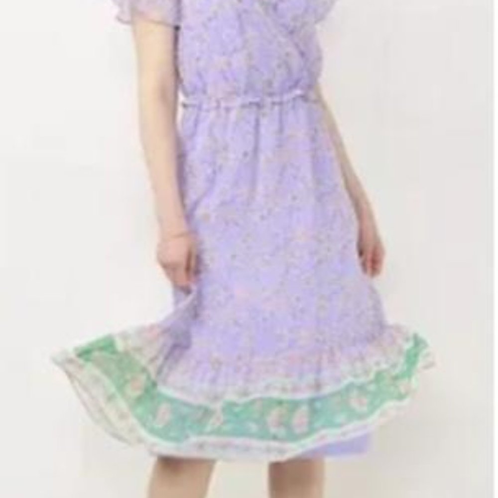 Lauren Conrad purple dress. Size Large